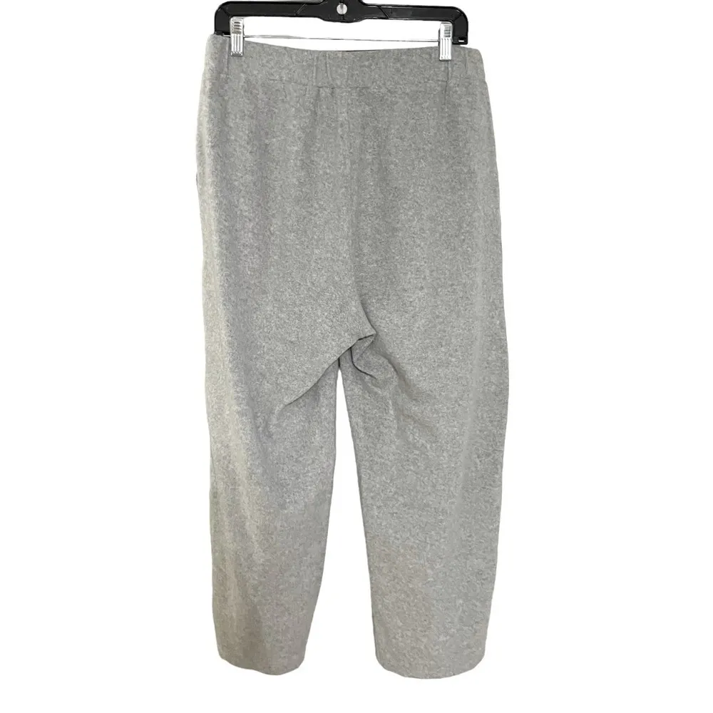 MWL by Madewell Women's Chunky Waffle Straight Leg Sweatpants size L Gray Size L - Image 2