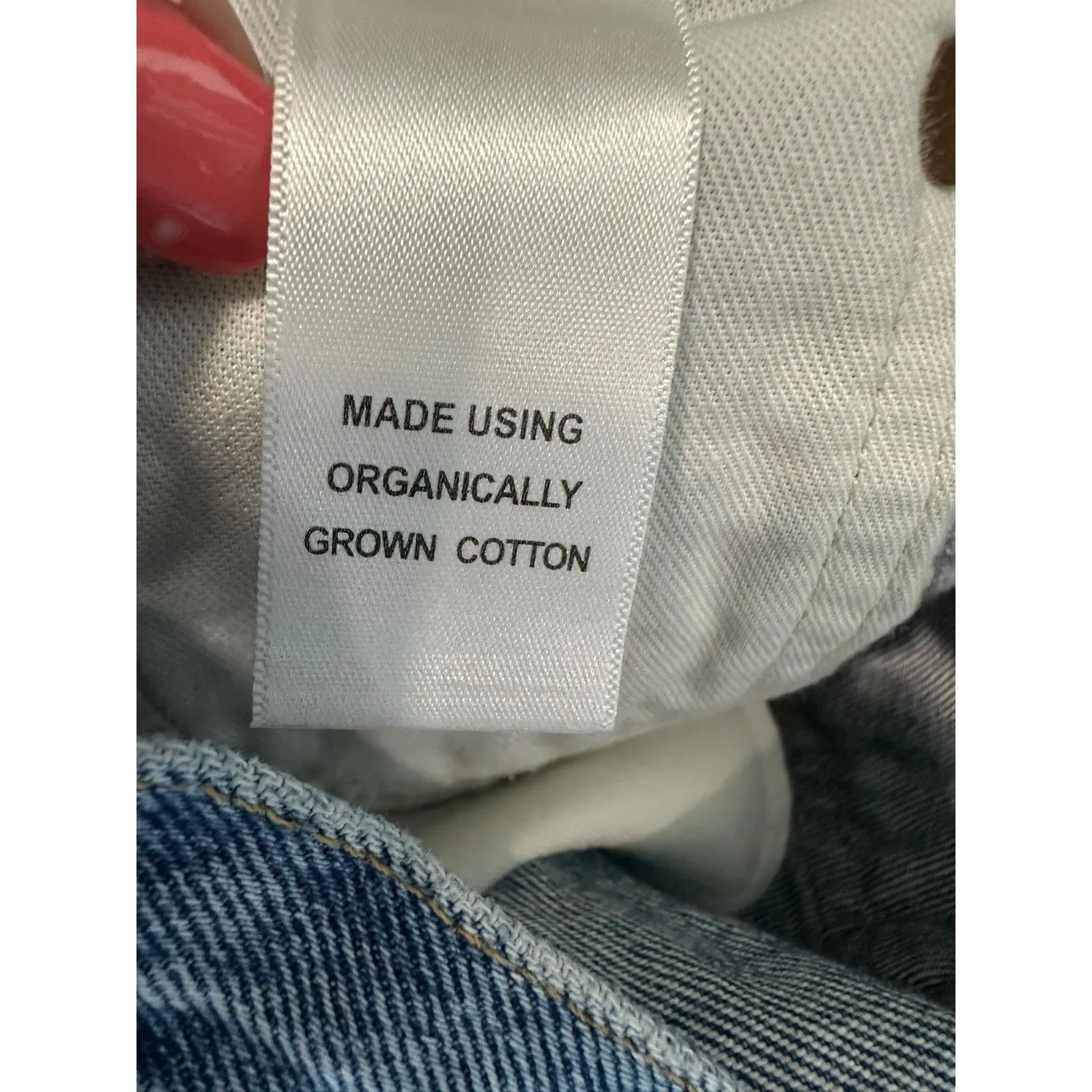 Agolde Womens Sz 25 Button Up High Rise Cut Off Parker Shorts Blue Cotton GG12-5 - Image 10