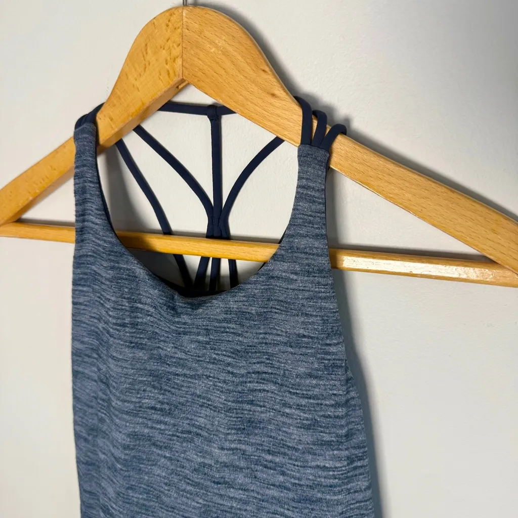 lululemon athletica Women's Raise the Barre Tank Top Heathered Navy | 6 - Image 2