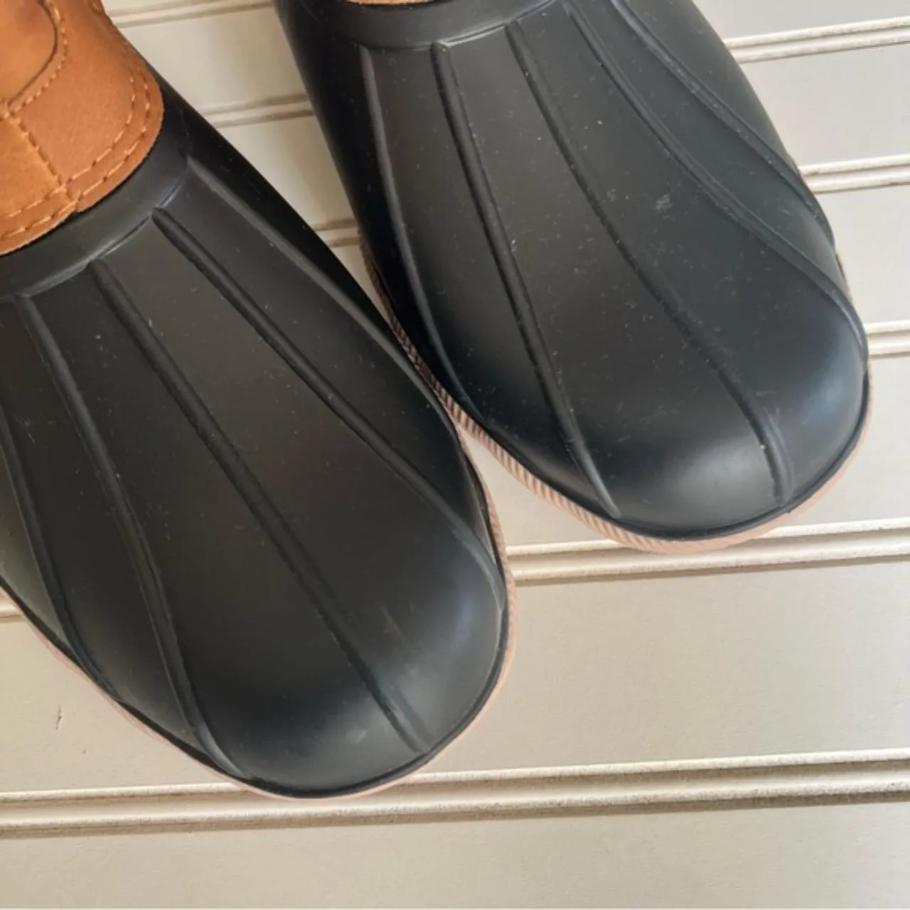 Maurices Tan Jade Lace Up Duck Boot - Image 4