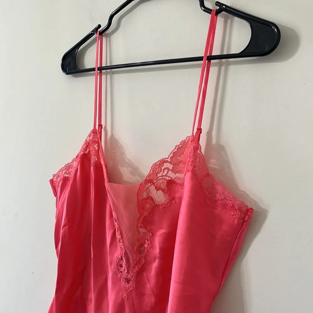 Victoria’s Secret Pink Lace Tie Back Adjustable Straps Camisole Tank Top Medium - Image 4