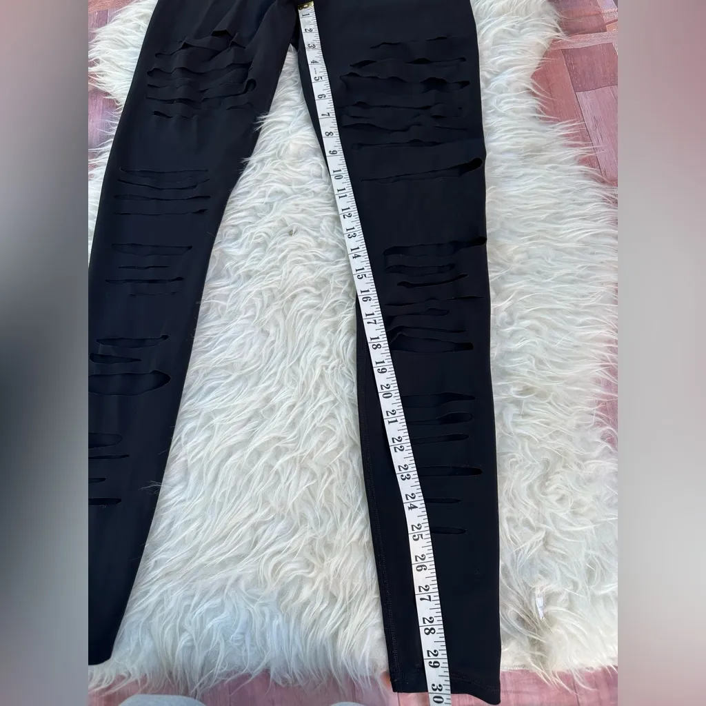 Alo Black High-Waisted Cutout Leggings - Image 8