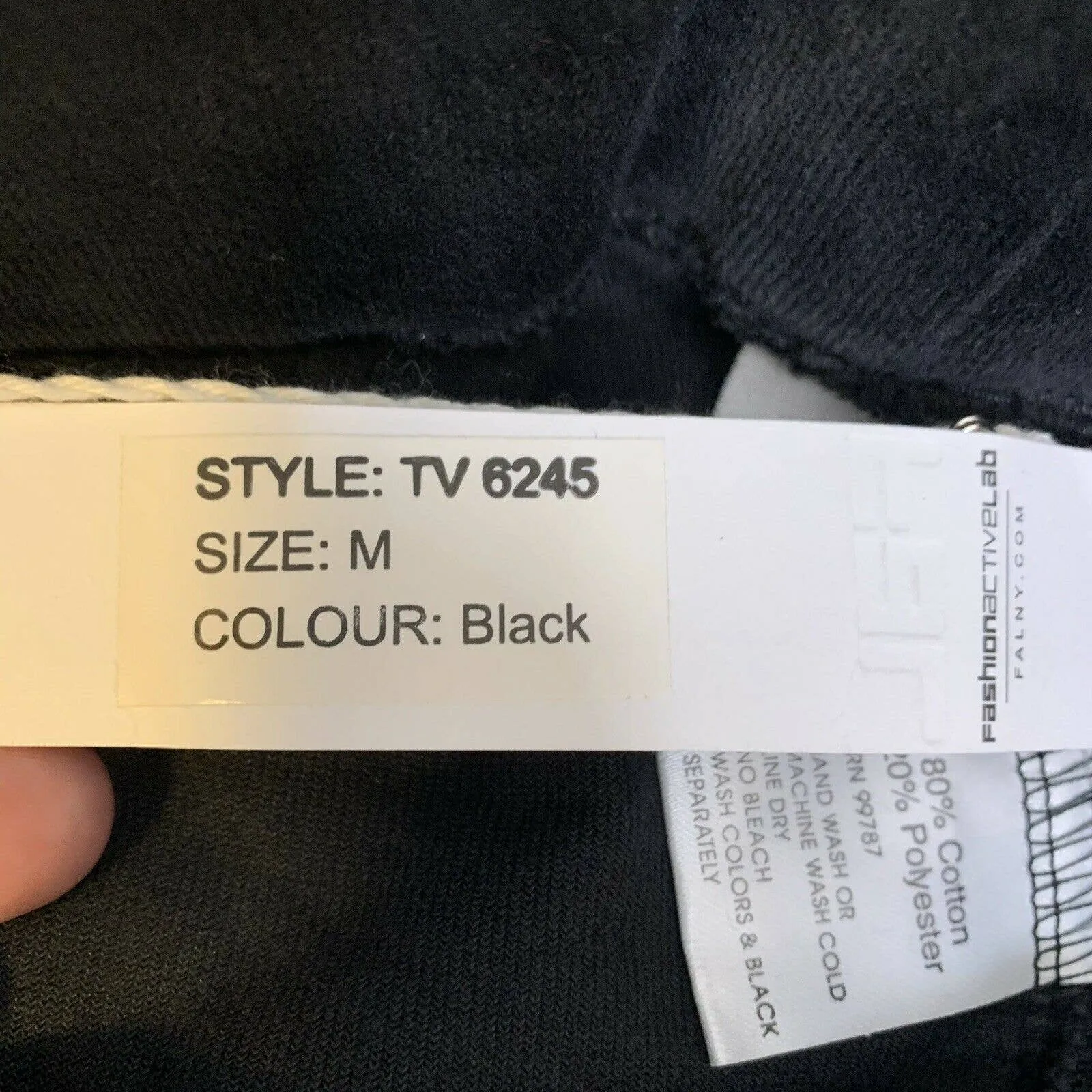 Jeffrey Grubb FAL Black Velvet Pant New M‎ Size M - Image 6