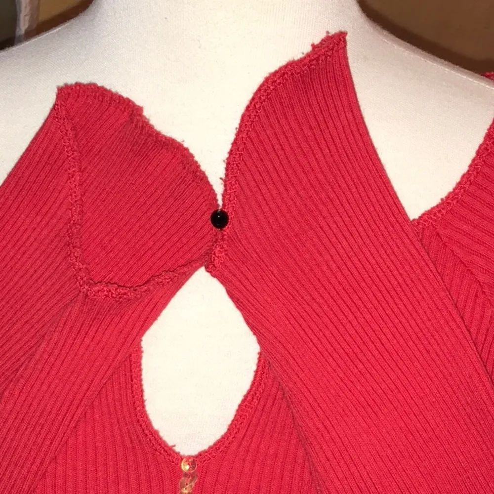 Pepe Jeans top w/sequins EUC - Image 2