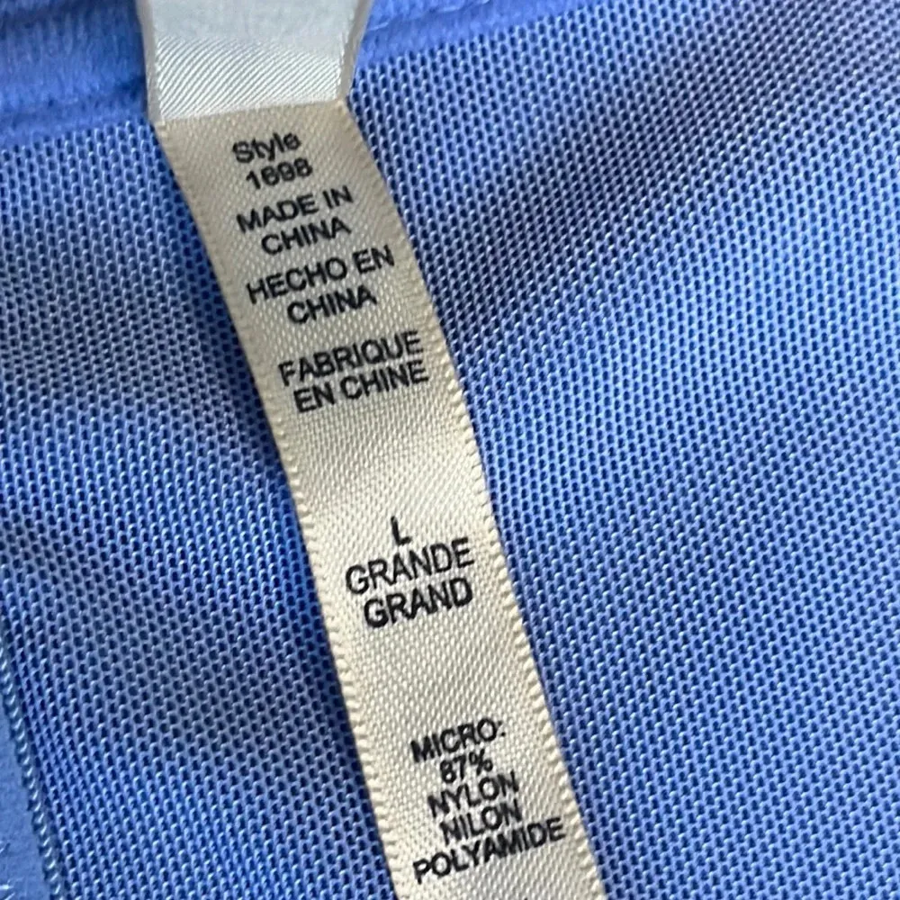 Rhonda Sheer Front Closure Butterknit removable pads adjustable straps bra Purple Size L - Image 10