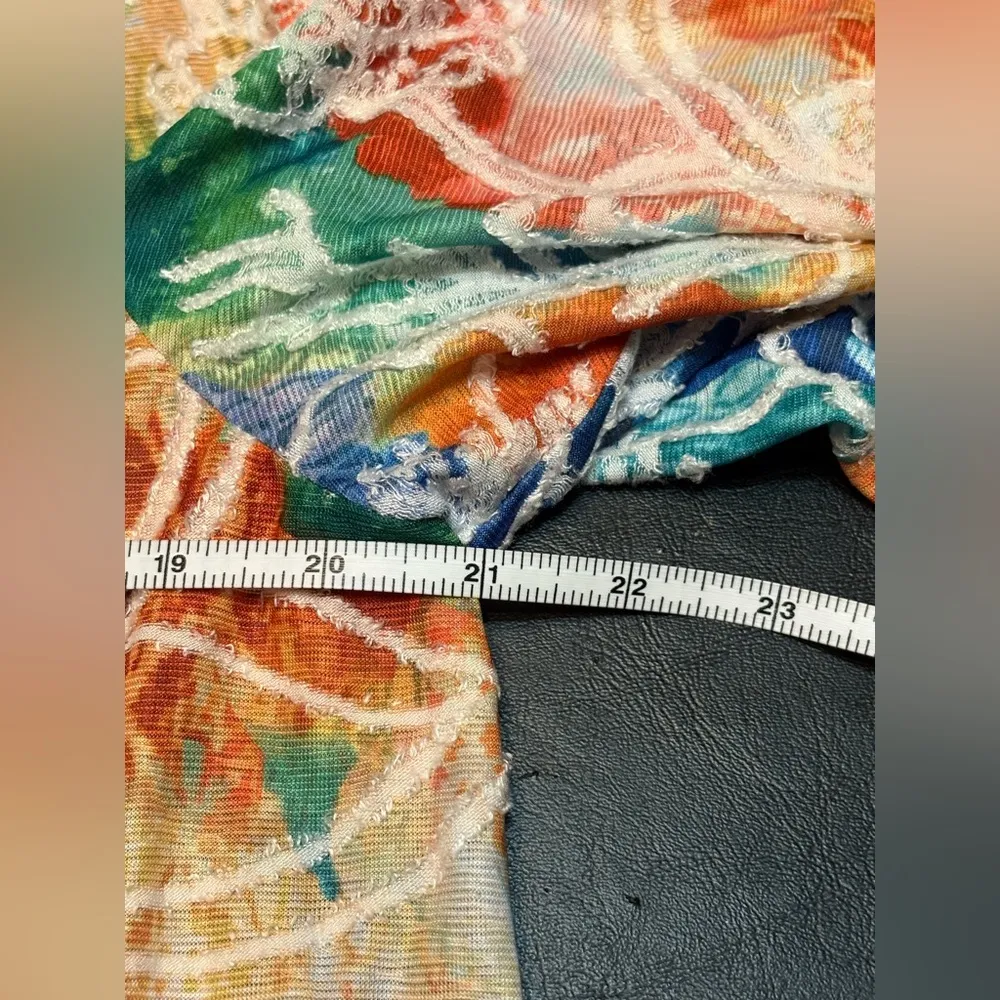 Alfred Dunner 3/4 Sleeve Double V-Neck Blouse size M - Image 7