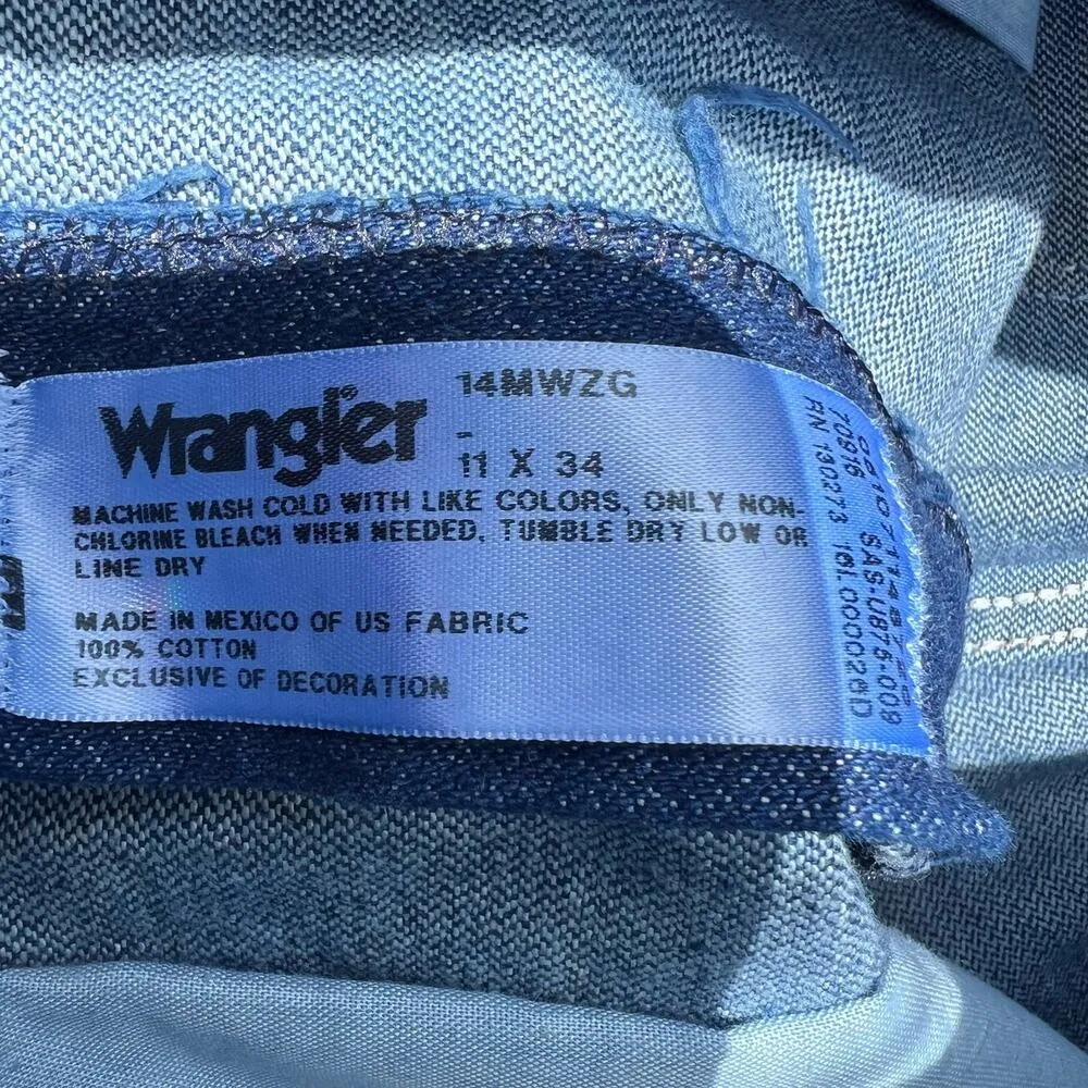 Wrangler 14MWZG Cowboy Cut Slim Fit Jeans Ladies 11x34 NWT - Image 4