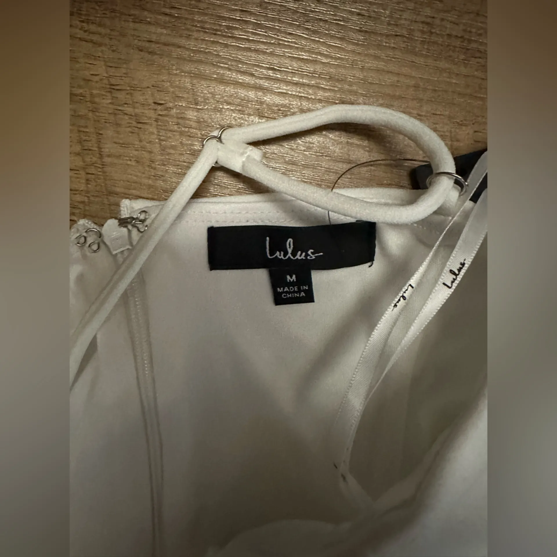 Lulus Passion for Glamour White Sleeveless Bustier Feather
Midi Dress - Image 6