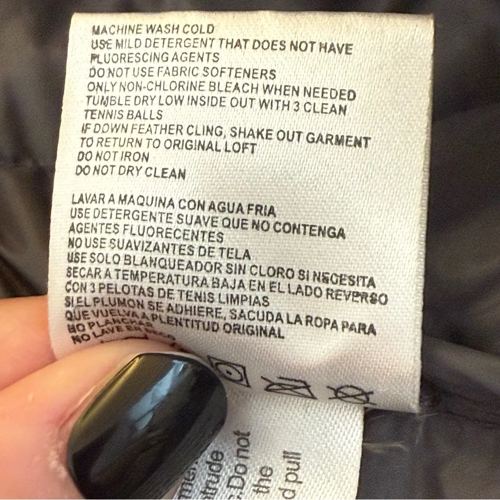 Calvin Klein Womens XL Packable Gray Premium Down  Winter Puffer Jacket Neutral - Image 7