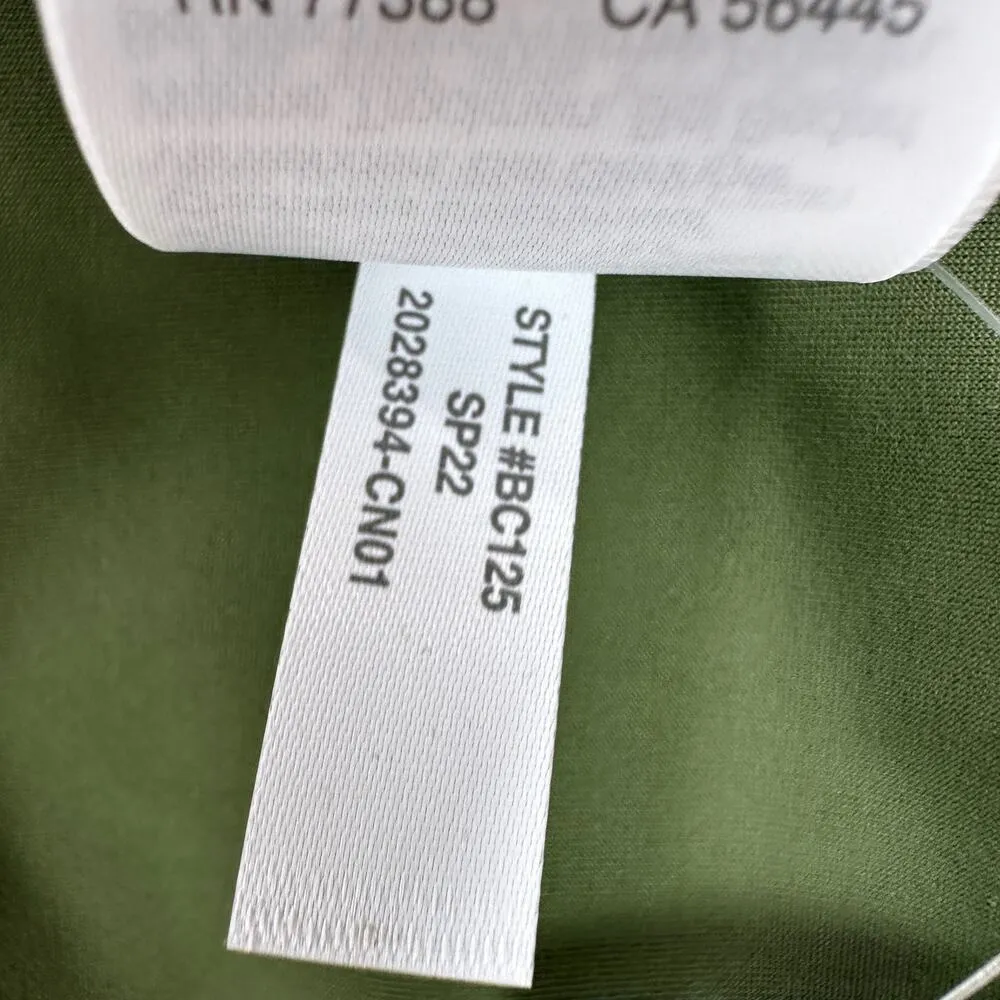 J.Crew Curved Waist Cheeky Bikini Bottom Beach Swim Minimalist Green XL NWT - Image 7