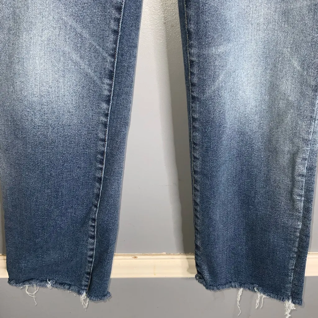 Kensie The Allie Slim High Waist Cropped Blue Jeans Size 10/30 - Image 6
