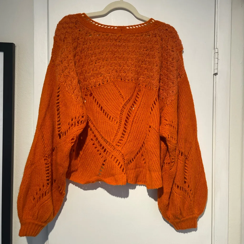 NWT! Free People Snowball Open Stitch Sweater - Image 6