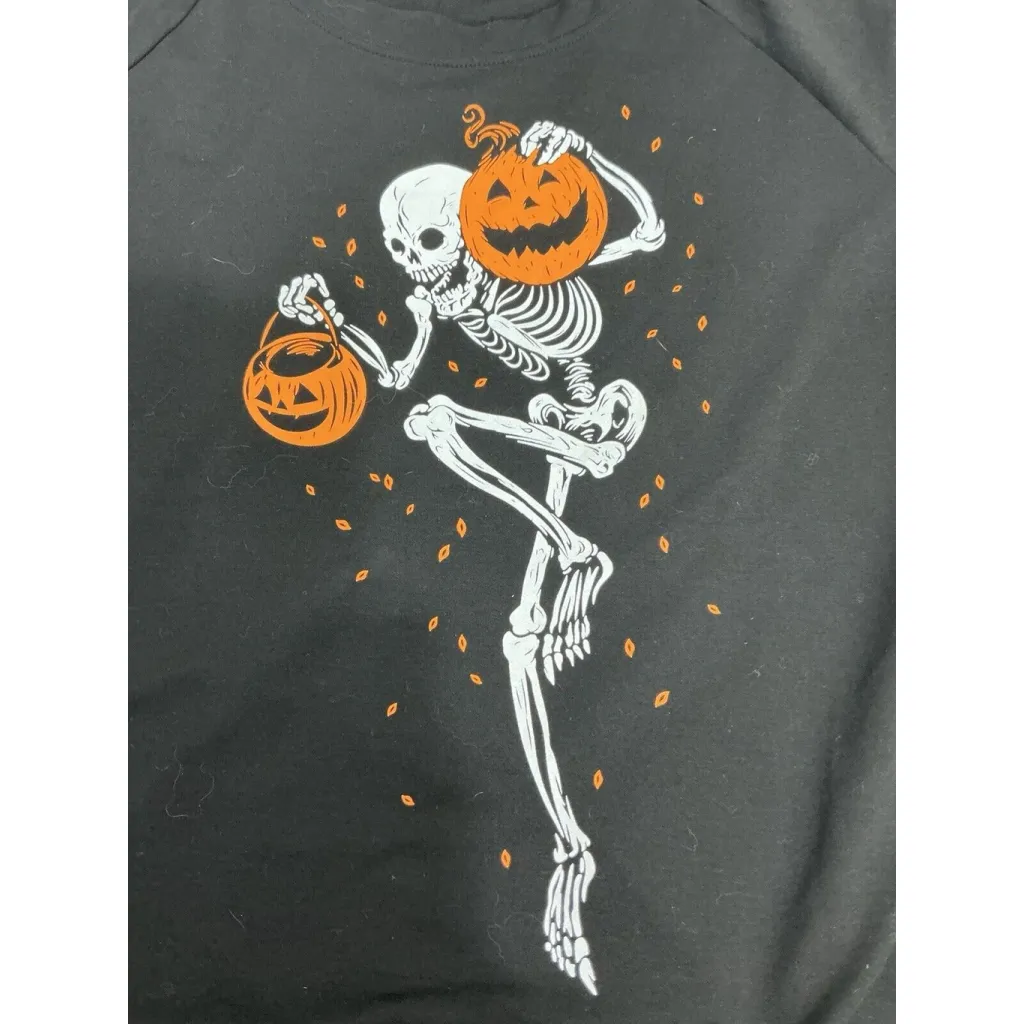 womans large black halloween Theme Pullover Sweatshirt - Image 7