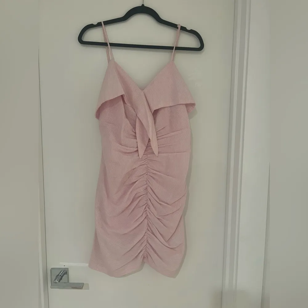 superdown  Pink Ruffle Mini Sundress - Image 7