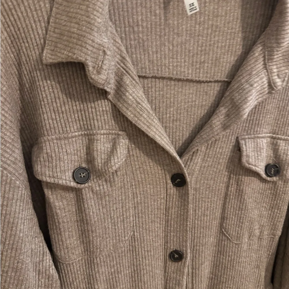 Zenana Pumpkin Spice and Everything Nice Shacket Mocha Brown Pockets Plus 3X - Image 2