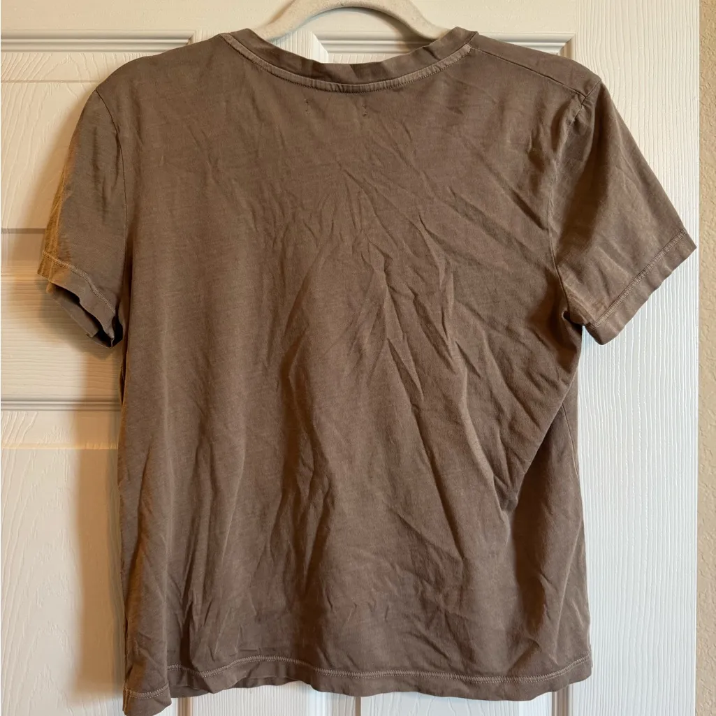 Rowan Tan Crew Neck T - Image 4