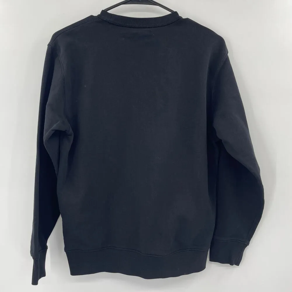 NWT Kenzo Paris Varsity Pullover Sweatshirt Size Medium Embroidered Tiger $395 Black - Image 8