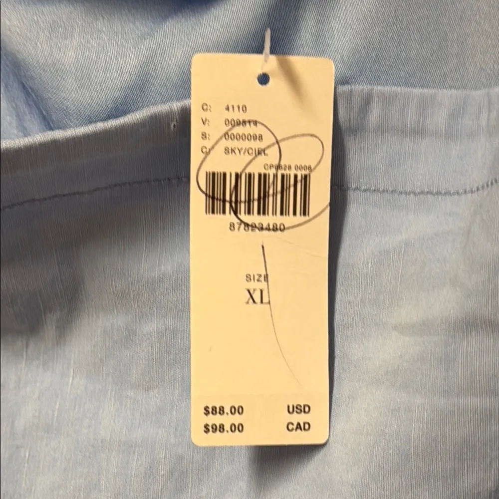 NWT MAEVE by Anthropologie Light Blue Women's Top *flaw noted* - Image 11