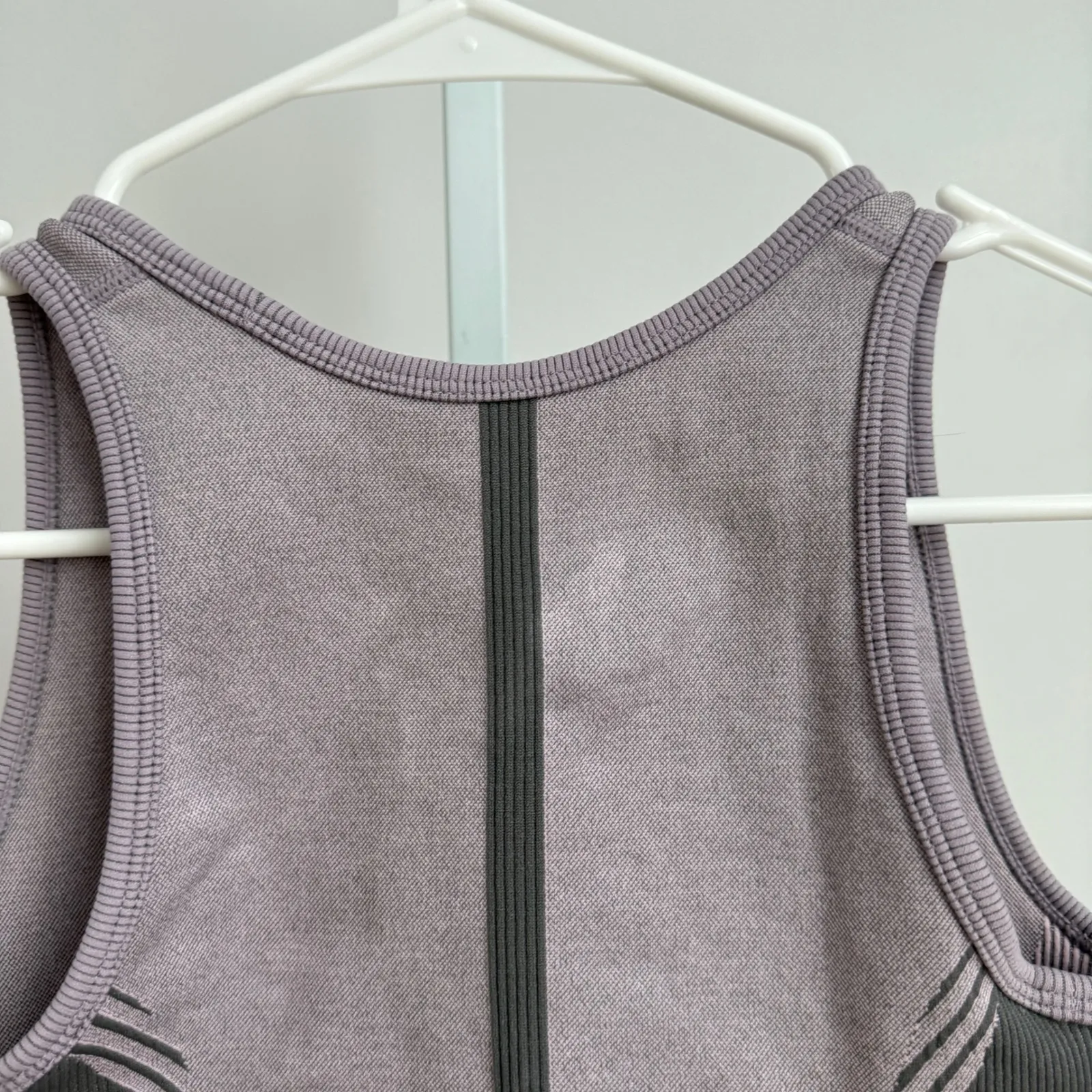 Zella Crop Top Athletic Tank Top Activewear Workout Fitness‎ Mauve Gray S - Image 5