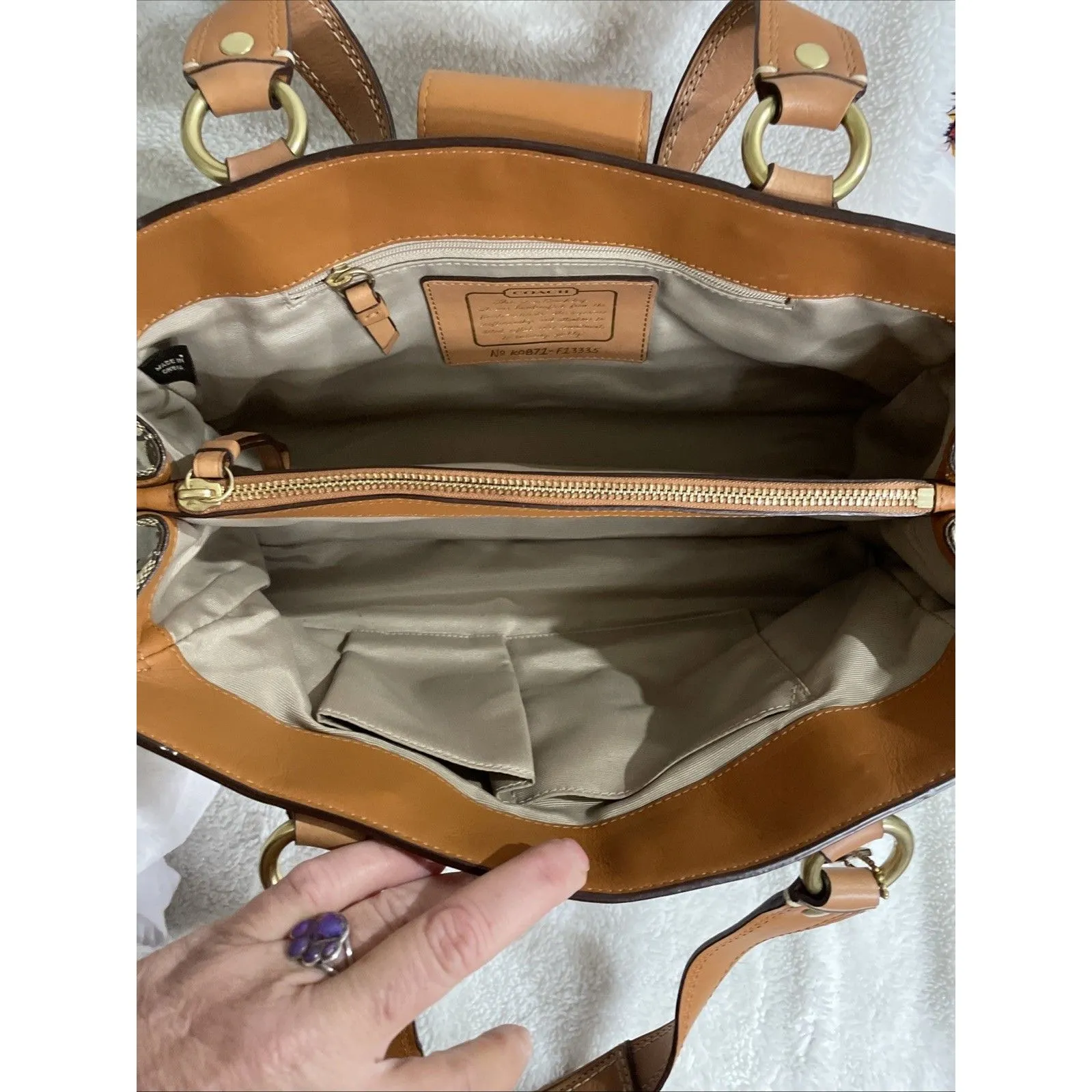 Coach Vintage F13335 Patchwork Handbag - Image 8