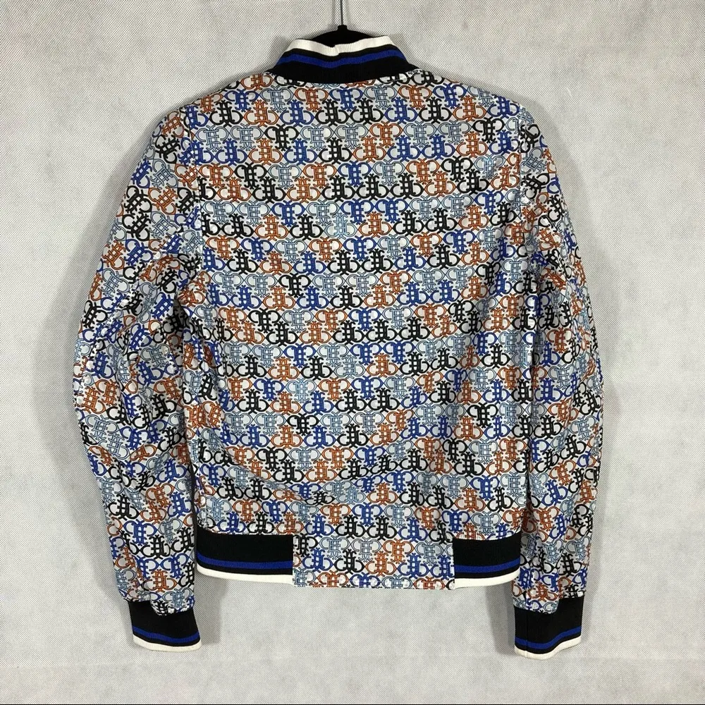 Emilio Pucci  Logo Printed Bomber Jacket Multicolor - Image 13