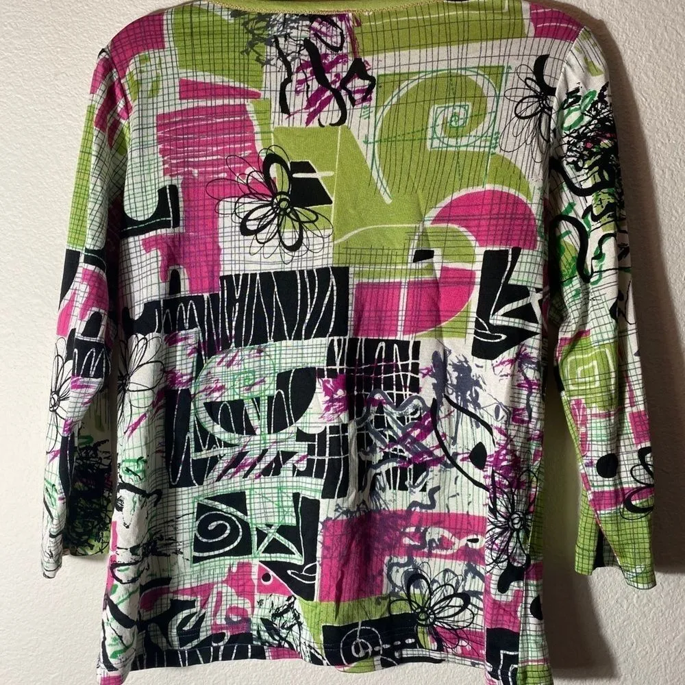 Lynn Ritchie‎ Silk Blend Top Pink Size M - Image 2