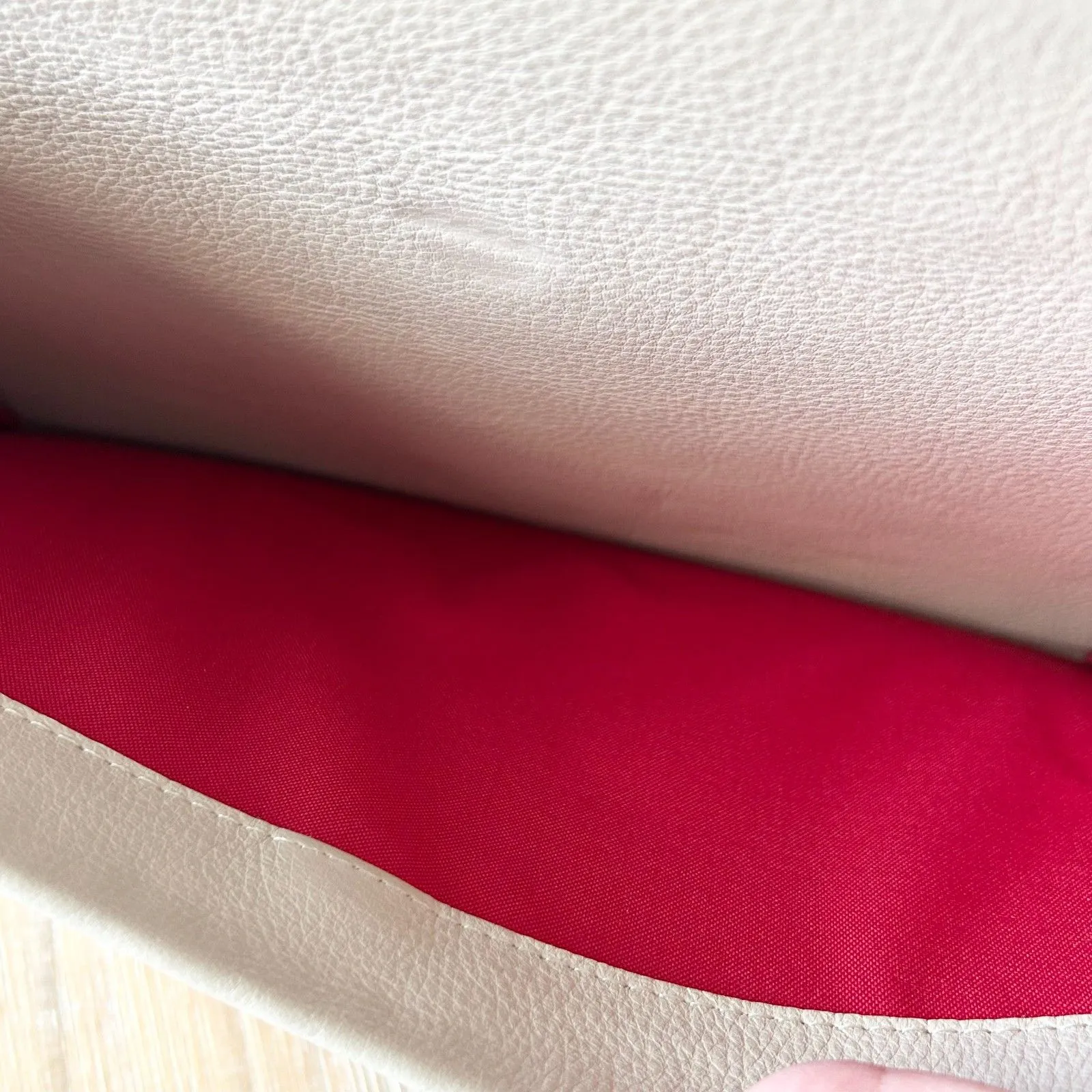 TAH Angelina Marie Portland Oregon The Envelope Oscar Leather Shoulder Bag Blush Pink - Image 9