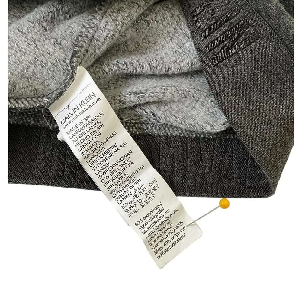 Calvin Klein Women Size Small Gray Sweatshirt Sleepwear (32-398) - Image 6