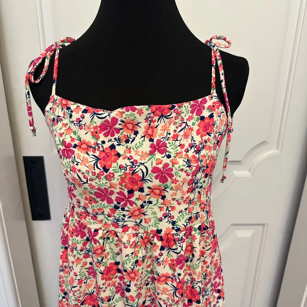 Altar’d State Floral Spaghetti Strap Flowy Dress Fit and Flare NWOT - Image 3