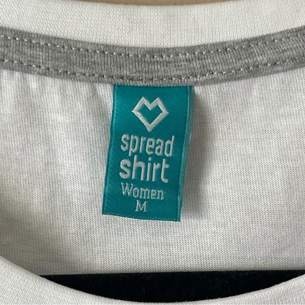 SPREADSHIRT | Revolution Fitted Graphic Tee Sz M White Size M - Image 5