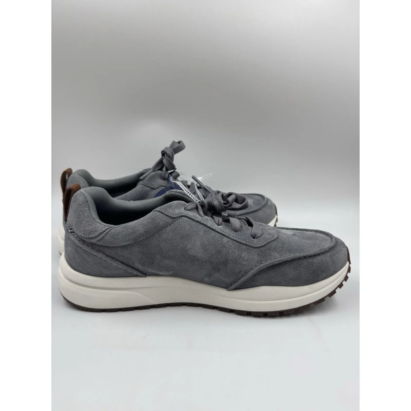 NEW Rockport DMX Bowen 2 Mens Gray Suede Lifestyle Comfort Sneakers Shoes Sz 10 - Image 15