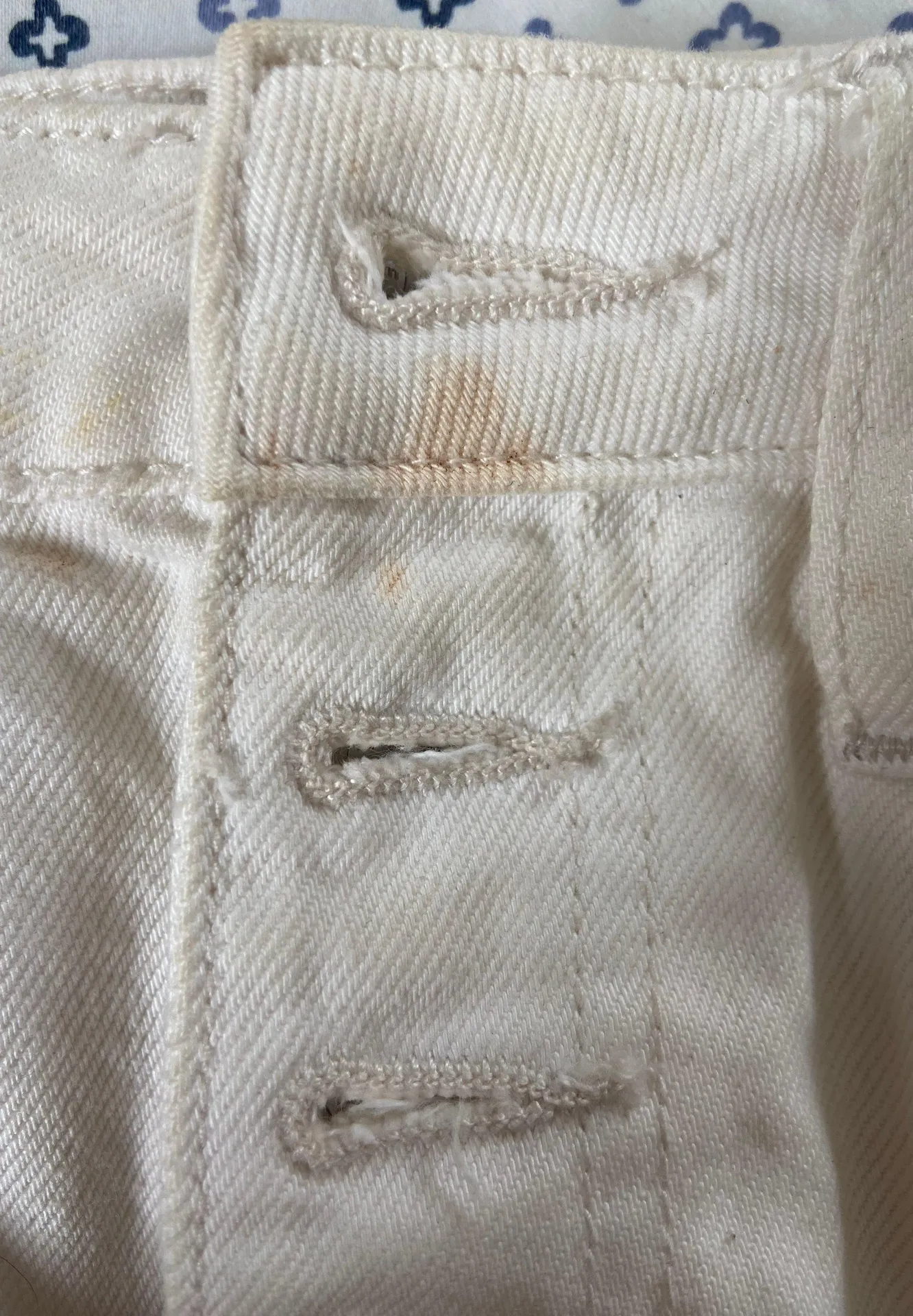 Denim White Skirt - Image 3