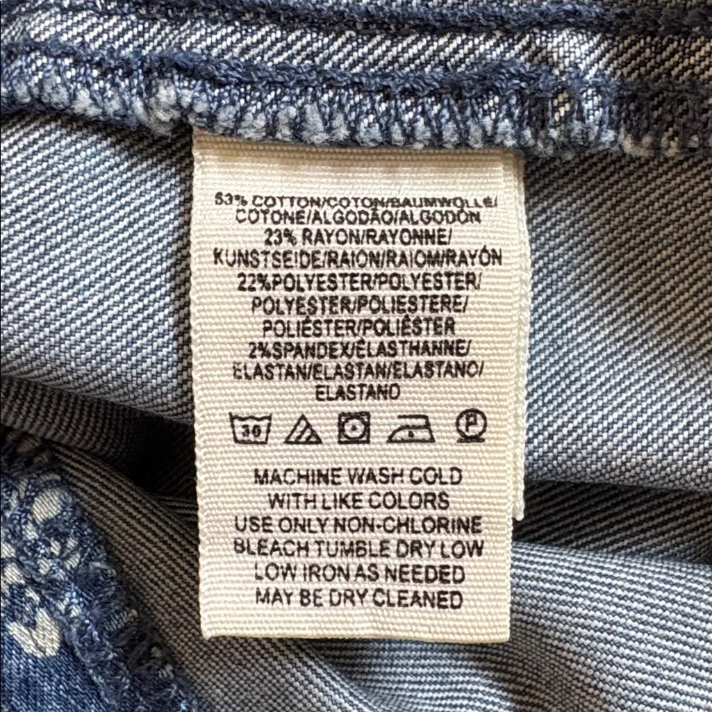 Like New Free People Just Float On Flare Jeans Size - Image 8