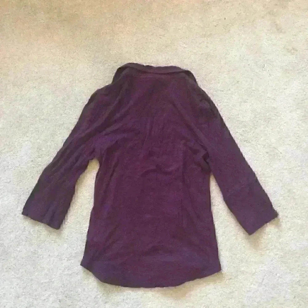 Calvin Klein ⭐️  jeans lightweight purple button up - Image 3