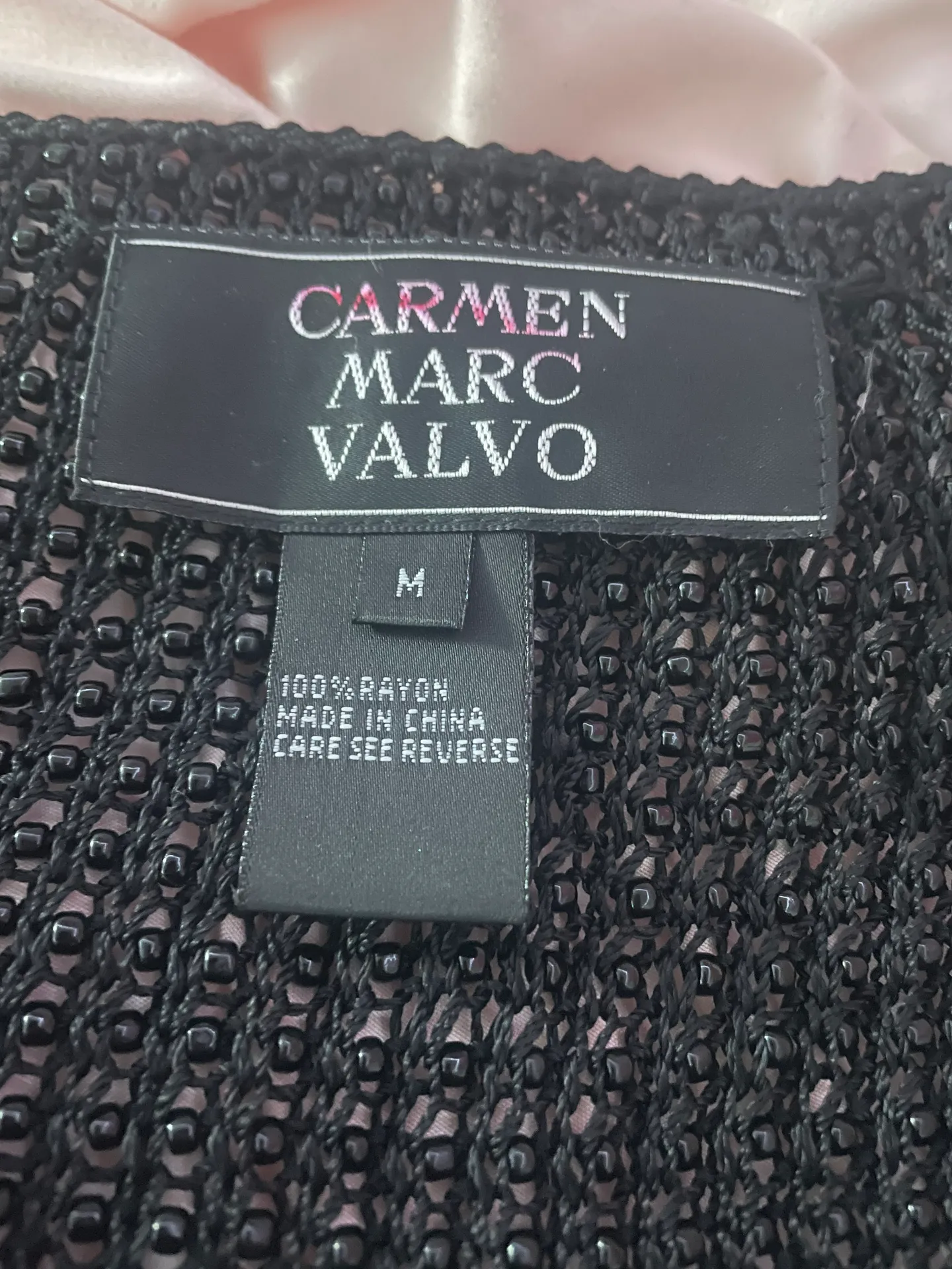 Carmen Marc Calvin Beaded Shirt  - Image 3