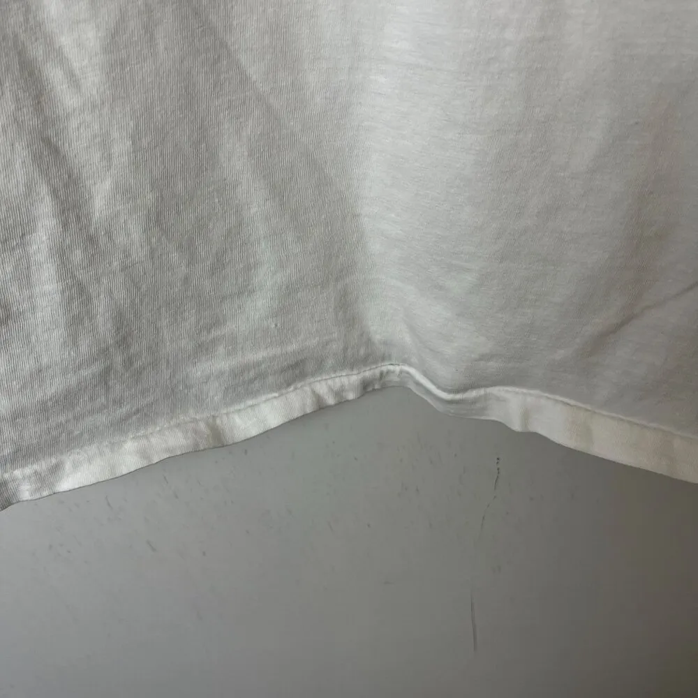 1996 American Veterans T Shirt Vintage 90s Large L White Graphic Tee - Image 5