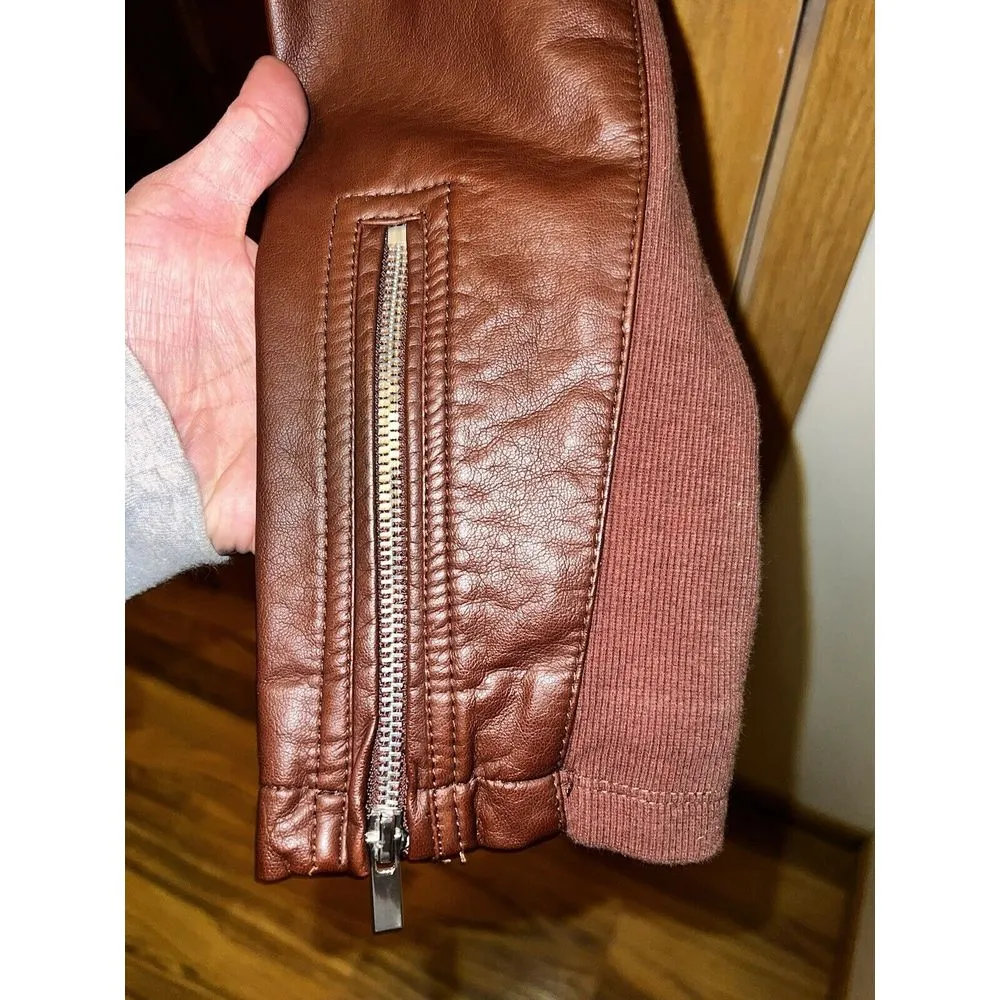 Worthington NEW Y2K Women's Jacket Large Brown Rayon JC Penney Retail‎ $125 - Image 7