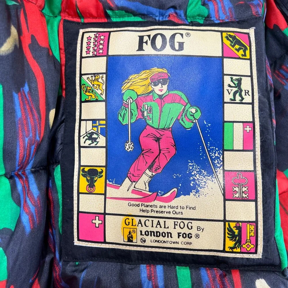 Vintage 80s Down Ski Coat London Fog Kelly Green - Image 3