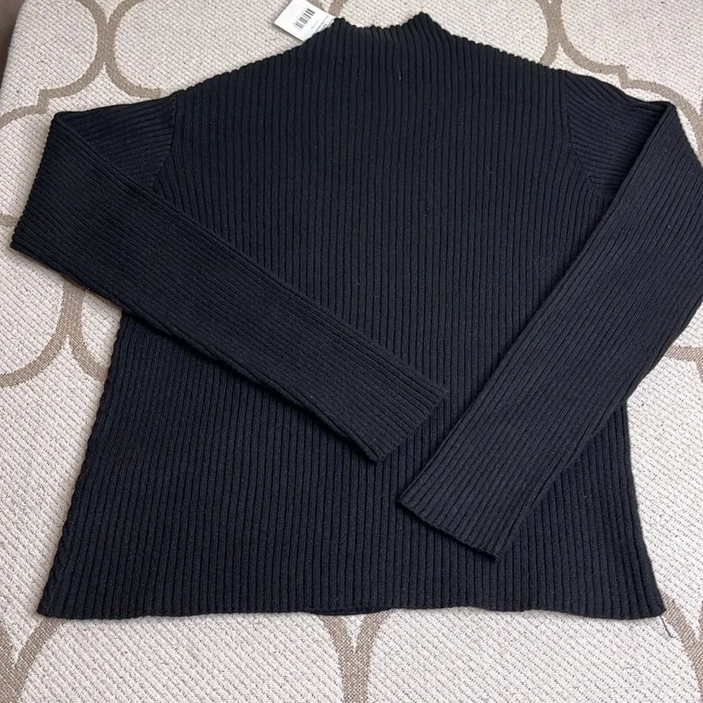 Na-kd cut out ribbed knitted high neck sweater - Image 4