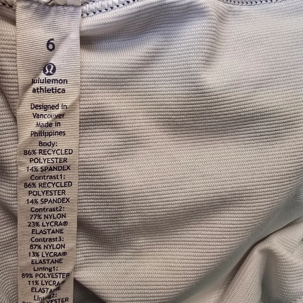 {6} Lululemon OG Speed Shorts Clouded Dreams Pink Menthol - Image 11