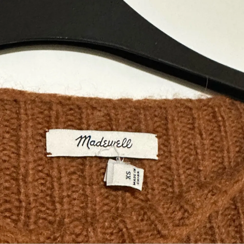 Madewell Cable-Sleeve Boatneck Sweater XS - Image 8