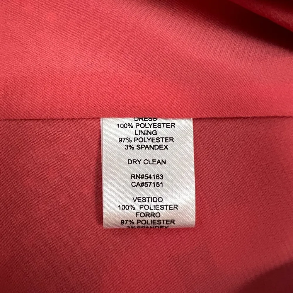 Jessica Simpson Taupe & Coral Popover Halter Dress - Size XS - Image 10