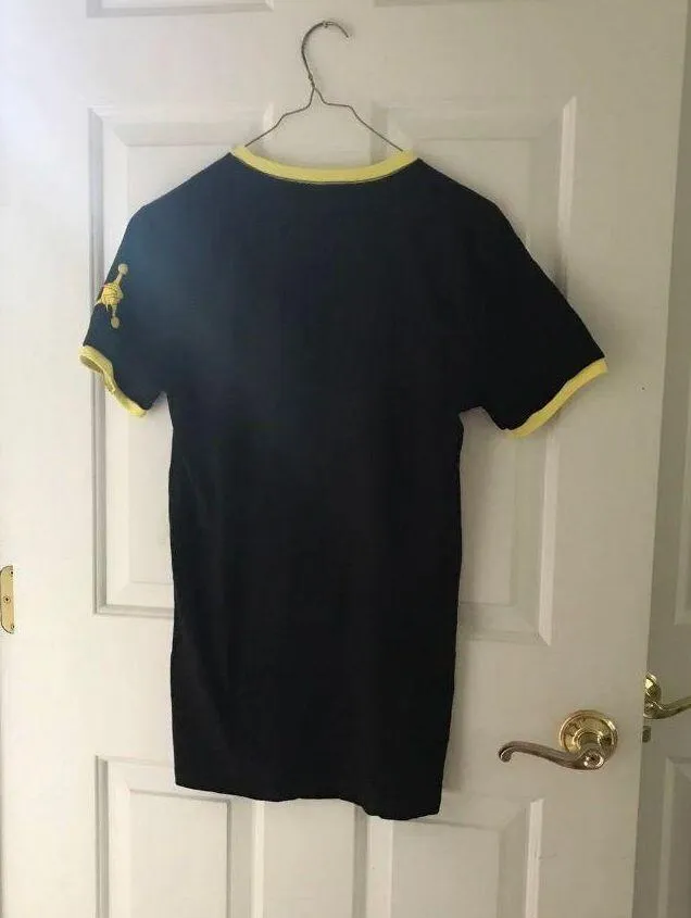 Rick & Morty Black & Yellow Ringer Tee - Image 3