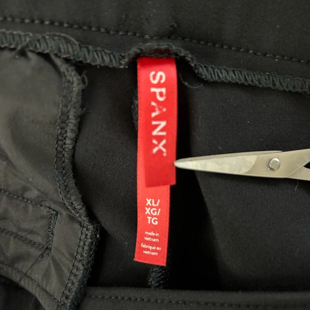 Spanx Pants XL Black The Perfect Pant Wide Leg 20385R Pull On Elastic Waist - Image 6