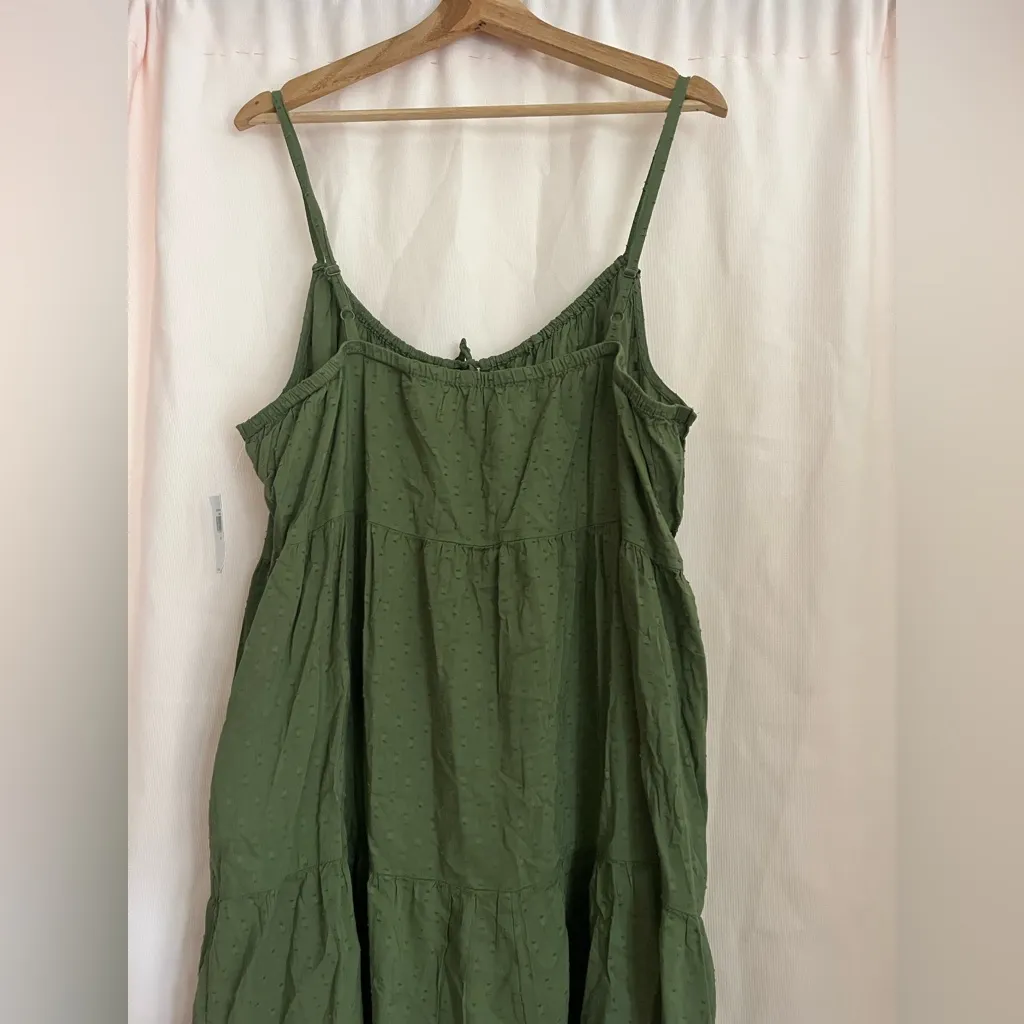 Old Navy Green Midi Dress - Image 8