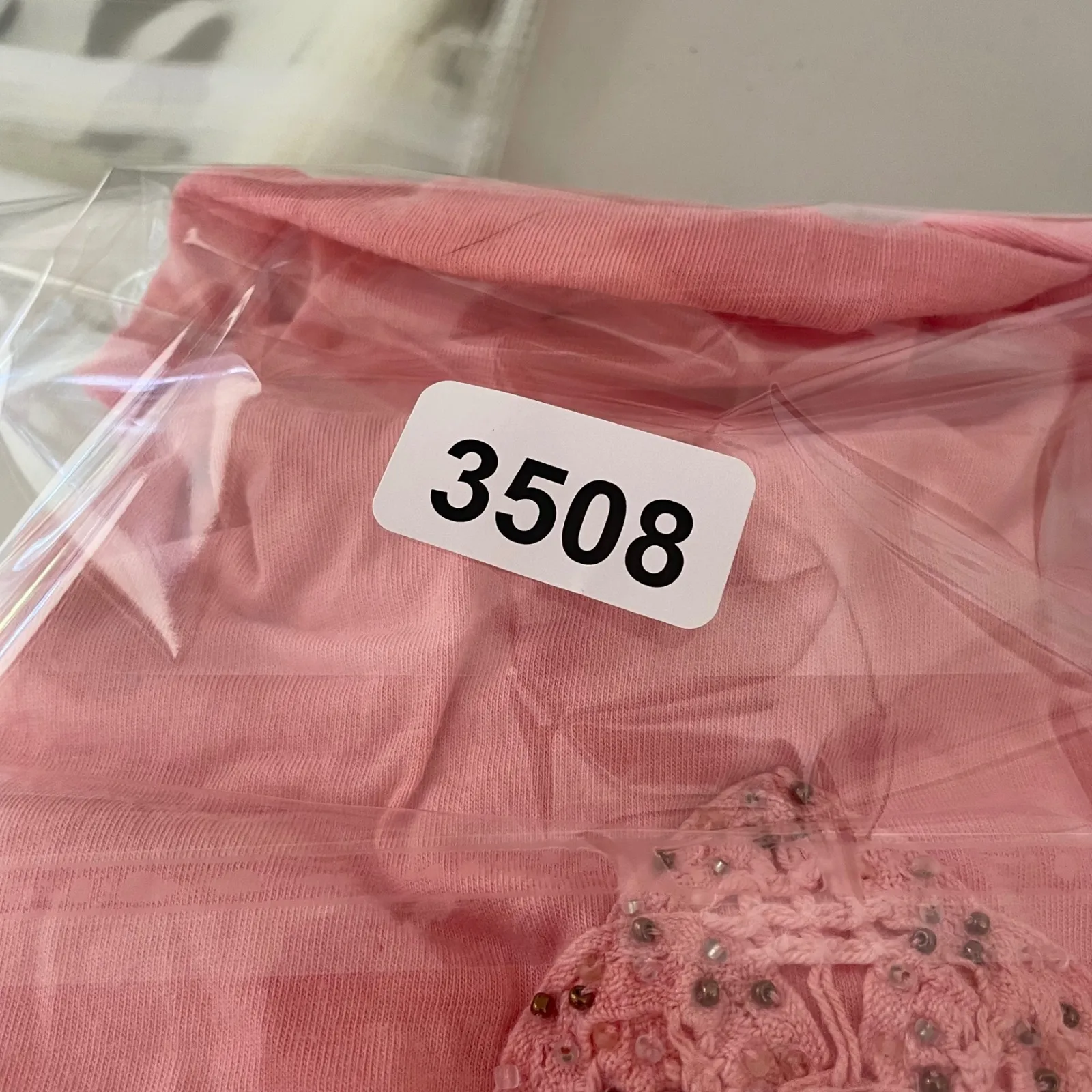 Y2K Abercrombie & Fitch Coral Halter Top Crochet Trim Sleeveless Summer Tank S‎ - Image 5