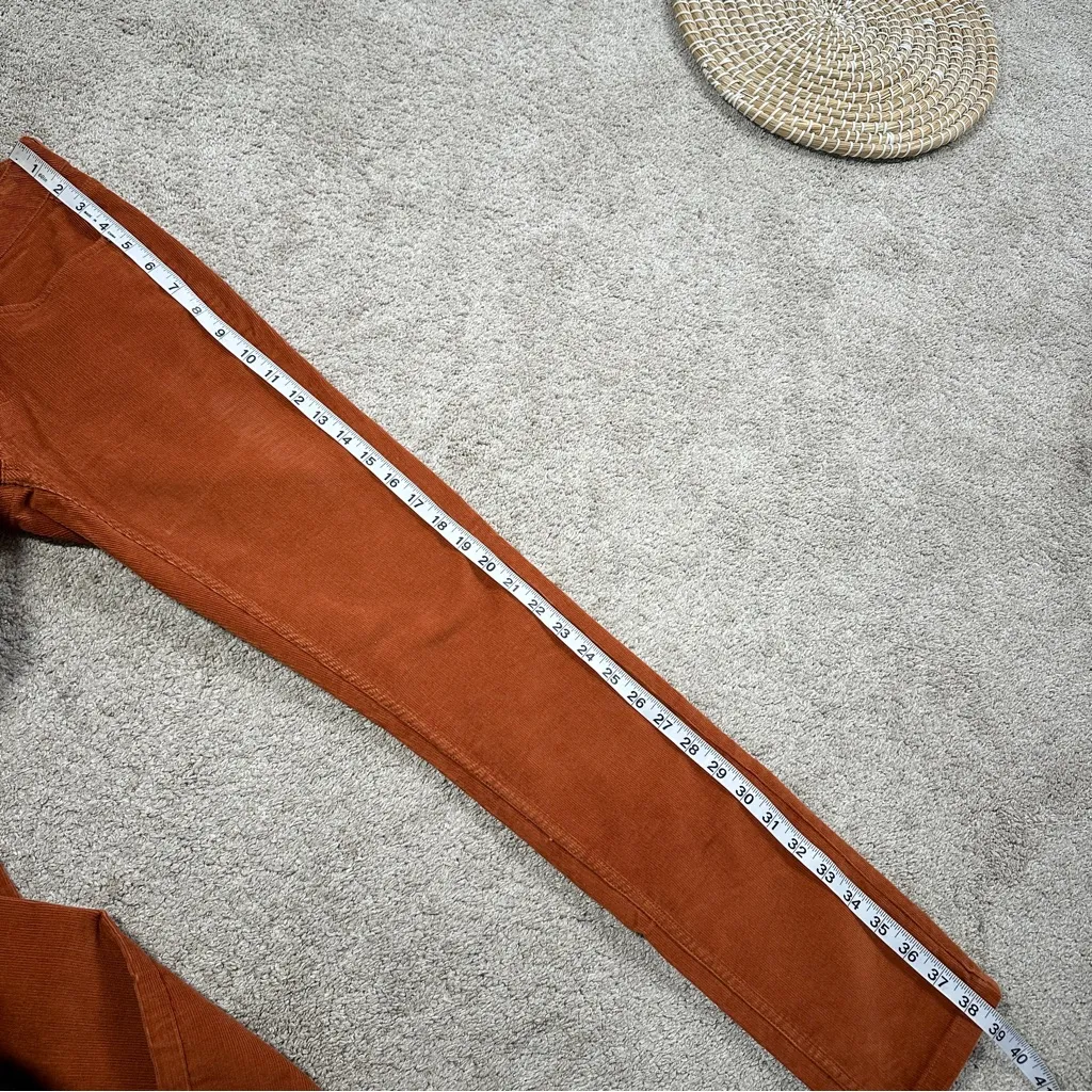 Stio Women’s Organic Cotton Rivet Corduroy Pants Mid Rise Outdoor in Mustang 4R Orange Size undefined - Image 16