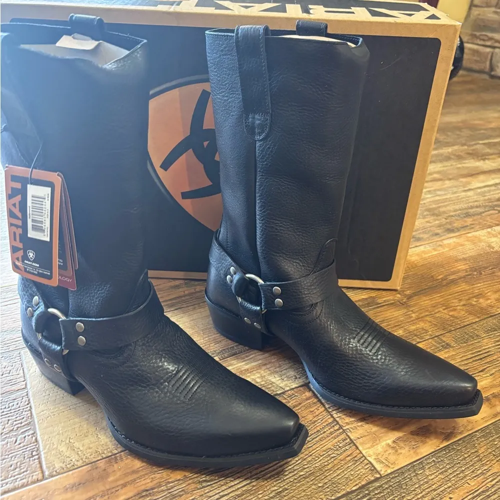 New Ariat Women’s Black Boots 8 1/2 - Image 3