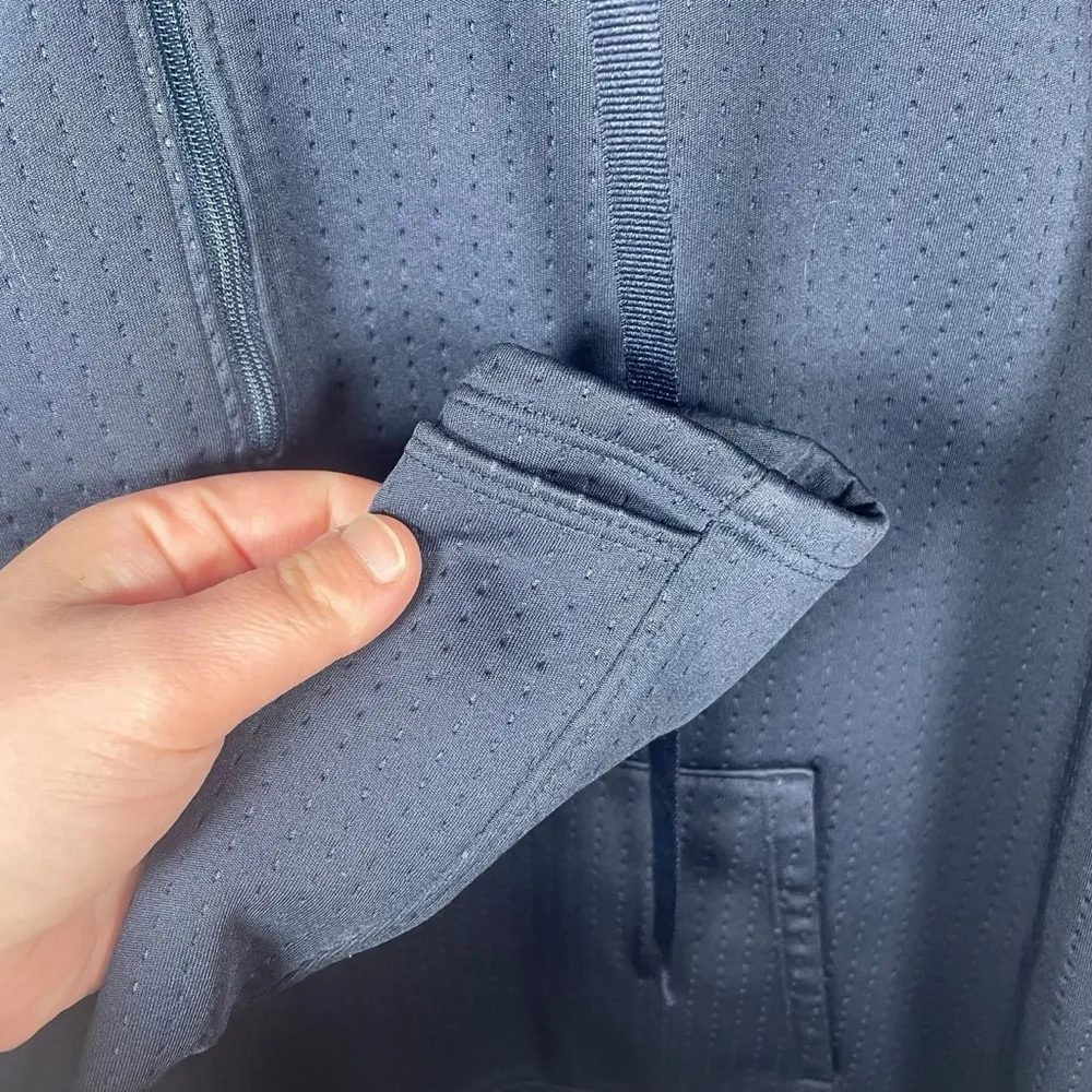 Athleta Women’s  Anorak Atmosphere Half Zip Pullover Hoodie in Navy Size L - Image 8