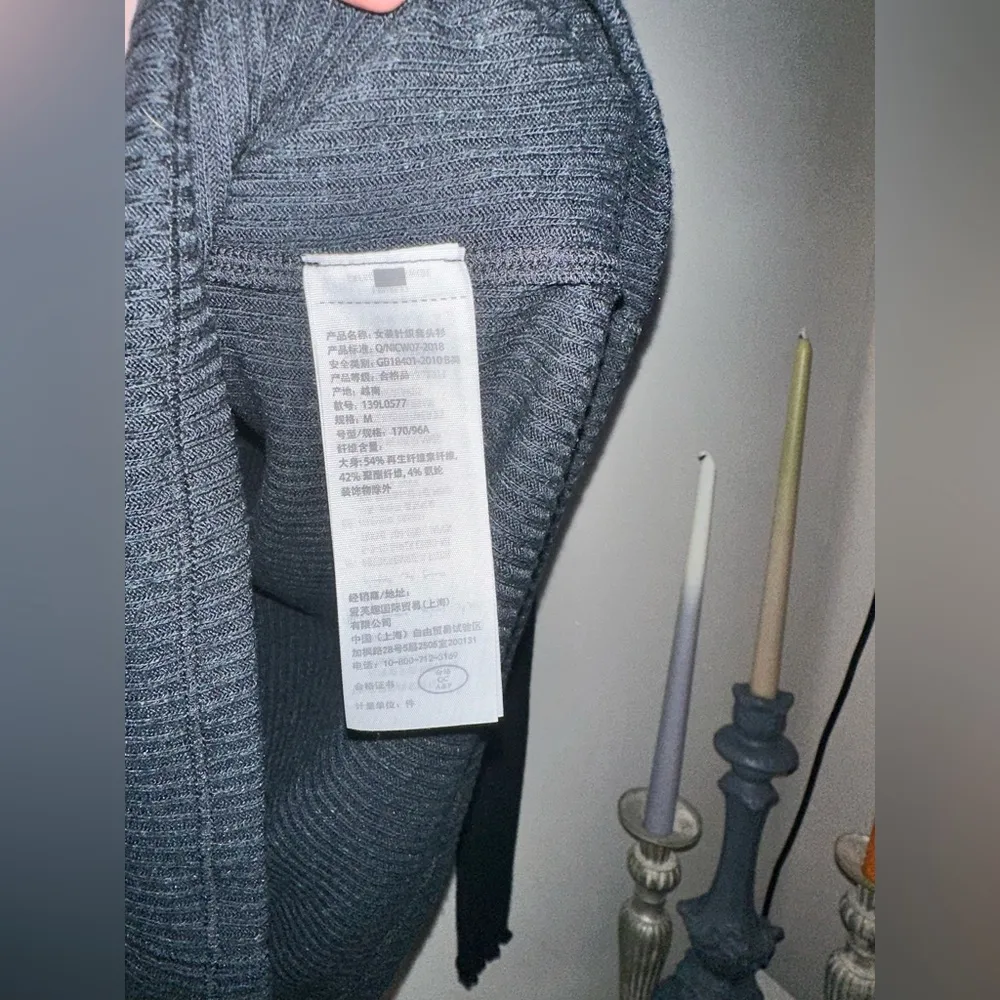 NWT Abercrombie & Fitch Black Mock Neck Long Sleeve - Image 5